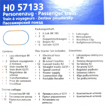 Piko H0 57133 Start-Set Analog Personenzug BR 146 Doppelstockwagen OVP -NEU- (4378E)