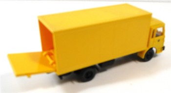 Spur H0 Wiking 1/87 MAN Koffer-LKW mit Laderampe der Post (22/48)