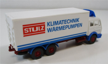 Wiking H0 1/87 MB Koffer-LKW mit Laderampe "Stulz"  (13/16)