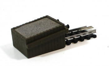 Minitrix N 14976 Oldtimer-Prellbock mit Gleis L=50mm - 1 Stück