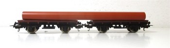 Lima H0 309039 Güterwagen Drehschemelwagen mit 3 Langrohren OVP (1157E)