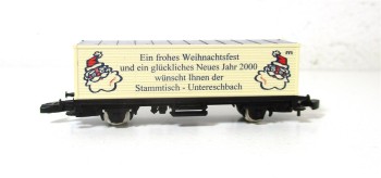 Märklin Z Weihnachtswagen 1999 / 2000 Stammtisch Untereschbach (6551E)