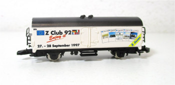 Märklin Z Club 92 Enjoy gedeckter Güterwagen 5 Jahre Club 92 1997 (6704E)