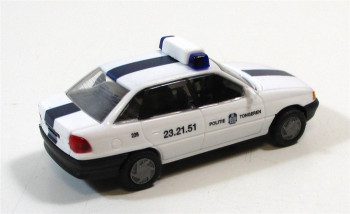 Rietze H0 1/87 PKW Opel Astra Stufenheck Piliti (Belgien) Polizei (65/13)