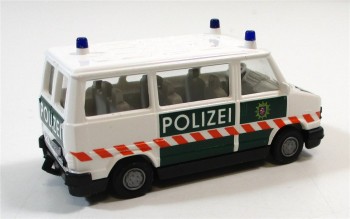 Busch 43247 H0 1/87 Fiat Ducato Bus grün weiß Polizei