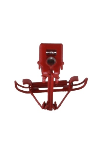 Sommerfeldt 769 N Einholmstromabnehmer, rot lackiert Paar  - OVP NEU