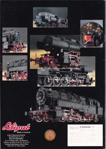 Liliput Katalog Ausgabe 1981