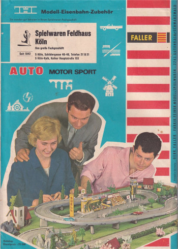 Faller Katalog Auto Motor Sport AMS u. Modell-Eisenbahn-Zubehör 1965/66
