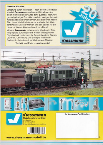 Viessmann Katalog Modelleisenbahn-Zubehör Ausgabe 2009/2010