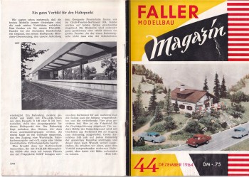 Zeitschrift Faller Modellbau-Magazin Ausgabe 44/1964