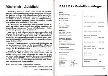 Zeitschrift Faller Modellbau-Magazin Ausgabe 44/1964