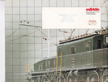 Märklin Spur I-Katalog Ausgabe 1984-85