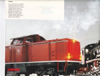 Märklin Katalog Ausgabe 1985/86