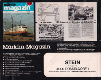 Märklin Katalog Ausgabe 1980
