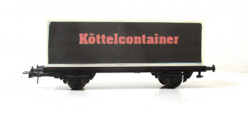 Roco H0 Containertragwagen Köttelcontainer (2949E)