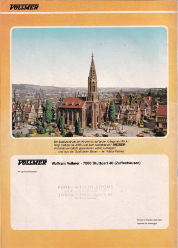 Vollmer Katalog Ausgabe 1978