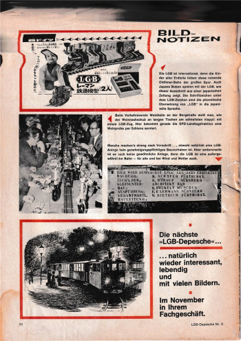 Zeitschrift LGB-Depesche 3/1969