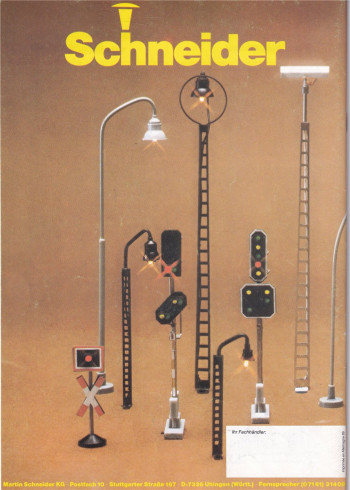 Schneider Katalog Ausgabe 1989/90