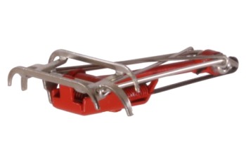 Sommerfeldt 814 H0 Stromabnehmer DAS 350S rot/weiß vernickelt Paar