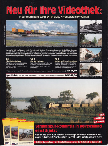 Zeitschrift Bahn Extra Ausgabe 2/1992 