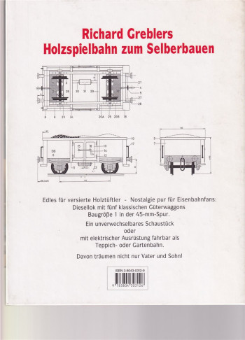 Grebler: Holz-Modellbahn selberbauen, 1995 (L119)