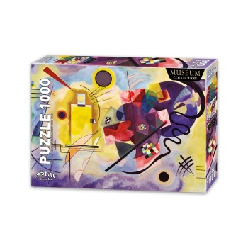 Star Puzzle 1101001 Kadinski Yellow - Red - Blue - 1000 Teile 68 x 48 cm - OVP NEU