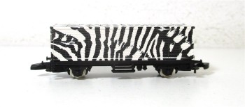 Märklin Z mini-club Containerwagen Zebra Afrika aus Adventskalender (5943F)