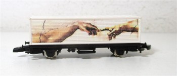 Märklin Z mini-club Sonderwagen Michelangelo Die Erschaffung Adams Hände (6205F)