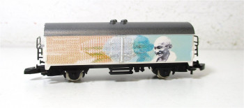 Märklin Z mini-club Sonderwagen Motiv Gandhi Indien aus Adventskalender (6246F)