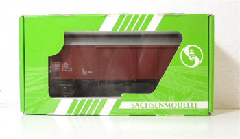 Sachsenmodelle H0 16098 gedeckter Güterwagen 143 2 493-1 DB OVP (4319F)