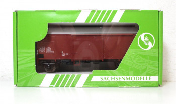 Sachsenmodelle H0 16098 gedeckter Güterwagen 143 2 493-1 DB OVP (5165F)