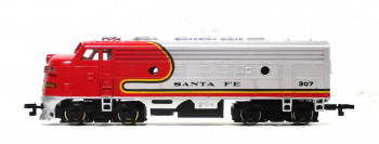 Bachmann H0 61502 Diesellok EMD F9 Santa Fe # 307 OVP Analog (3562F)
