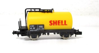 Atlas N 2472 Güterwagen Kesselwagen SHELL DB 072 0 121 OVP (10318F)