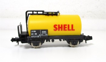 Atlas N 2472 Güterwagen Kesselwagen SHELL DB 072 0 121 OVP (10321F)