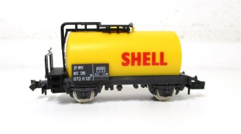 Atlas N 2472 Güterwagen Kesselwagen SHELL DB 072 0 121 OVP (10322F)