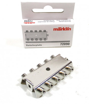 Märklin H0 Technik 72090 M-Gleis Verteiler 10-fach silbern blank 1 Stück (Z124/7)