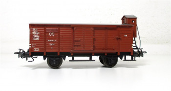 Trix Express H0 3420 gedeckter Güterwagen mit Bremserhaus 11851 DB (4849F)