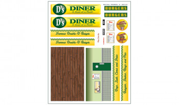 Woodland Scenics WPF5188 H0 Bausatz D's Diner Esslokal - NEU
