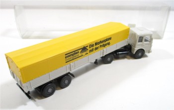 Wiking 1/87 H0 LKW MAN Sattelschlepper Pritsche / Plane Complan - OVP