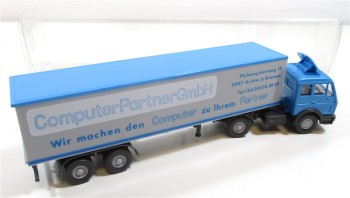 Wiking 1/87 H0 LKW MB Koffer-Sattelschlepper Computer Partner GmbH - OVP