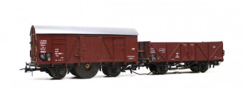 H0 (AC) Schienenreinigungswagen 2-teilig Güterwagen Digital ohne OVP (216F)