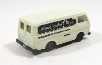 Herpa H0 1/87 VW LT Transporter weiß Modellbahn Meyer