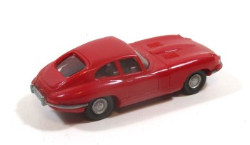 Wiking H0 1/87 022 Jaguar E, geschlossen, rot ohne OVP 