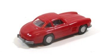 Wiking H0 1/87 833 Mercedes 300SL, geschlossen, rot ohne OVP 
