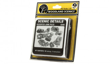 Woodland Scenics H0 WD205  Scenic Details - diverse Schrotteile, 10 tlg.