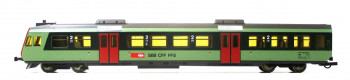 Liliput H0 14451 Triebwagen RBDe 4/4 2101 SBB 3-teilig Analog ohne OVP (1307F)