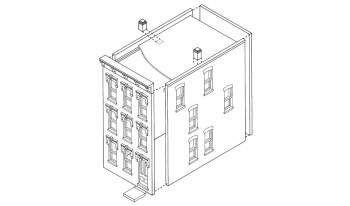 Woodland Scenics DPM10900 H0 Townhouse No.1