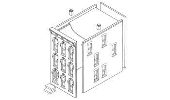 Woodland Scenics DPM11000 H0 Townhouse No.2