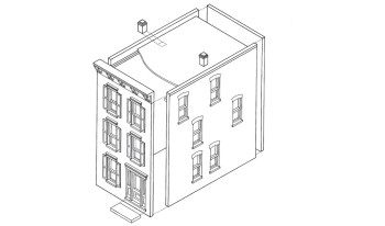 Woodland Scenics DPM11100 H0 Townhouse No.3