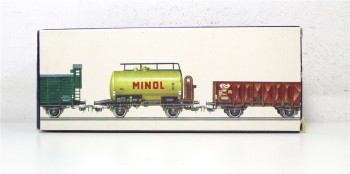 Piko H0 5/6445/020 gedeckter Güterwagen Flachdachwagen 110 847 DR OVP (699G)